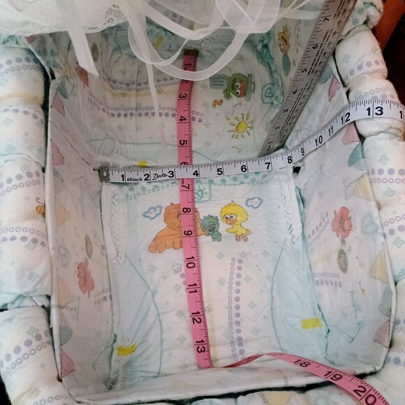 EUC: Handmade Bassinet Diaper Cake Great For Baby Shower Centerpiece - Picture 9 of 9
